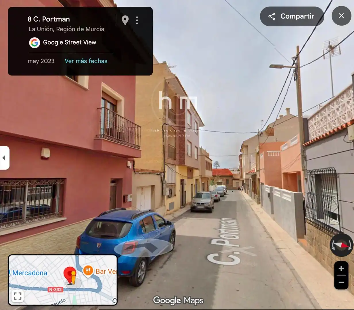 Vista exterior de Estudio en venta en La Unión ciudad