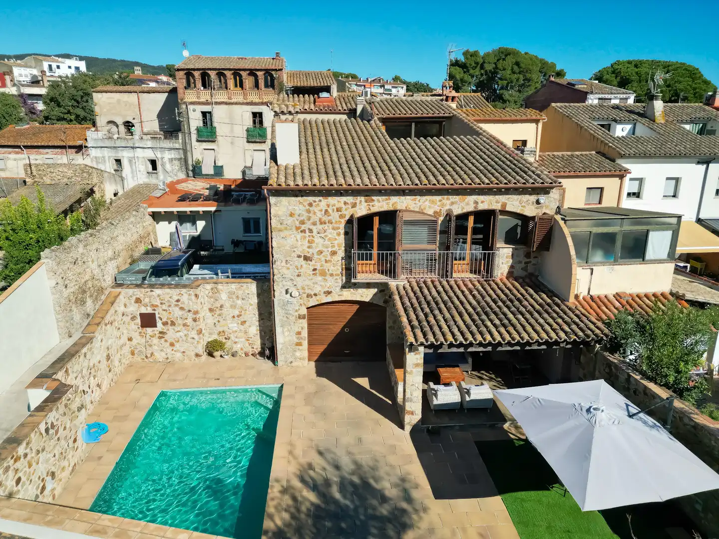 Vista exterior de Finca rústica en venta en Calonge i Sant Antoni con Calefacción y Jardín privado