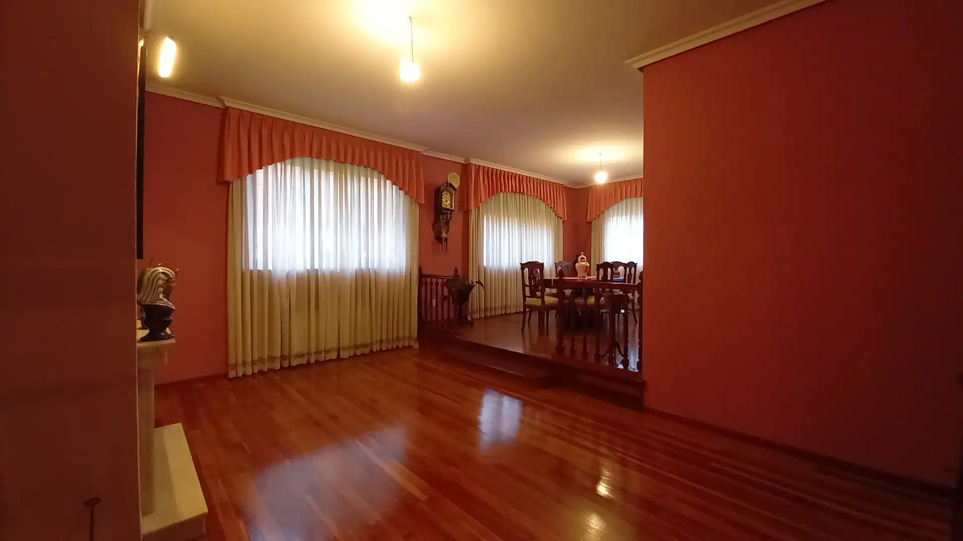 Dining room of Houses for sale in Castrillón  with Heating, Private garden and Parquet flooring