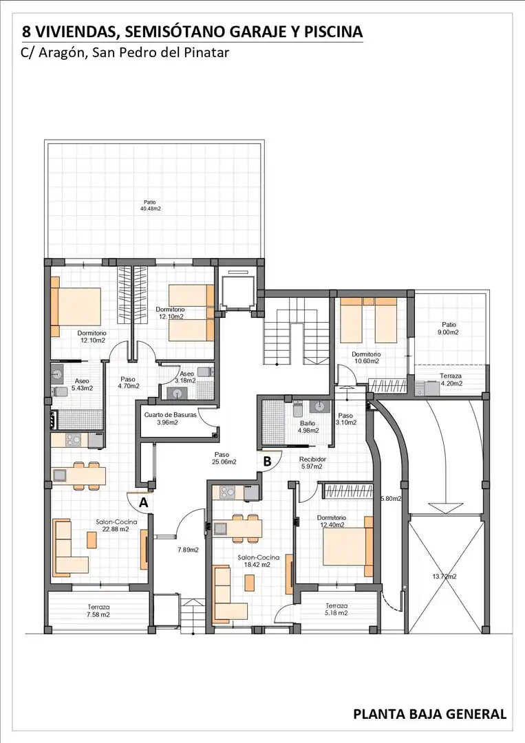 Apartament en venda en San Pedro del Pinatar amb Aire condicionat, Calefacció i Terrassa
