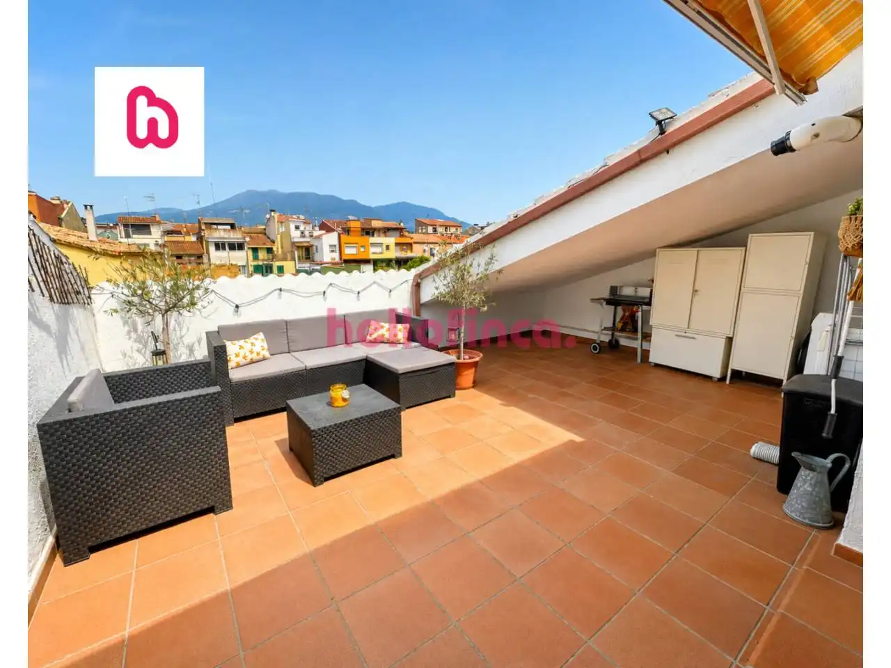 Terrace of Flat for sale in Sant Celoni  with Air Conditioner, Heating and Parquet flooring