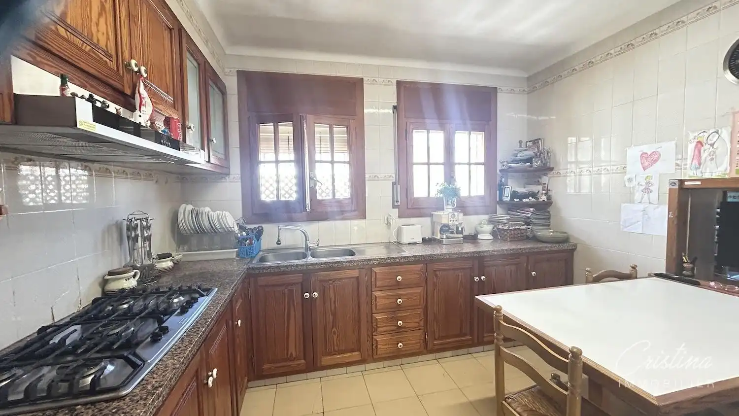 Cuina de Casa o xalet en venda en Santa Cristina d'Aro amb Calefacció