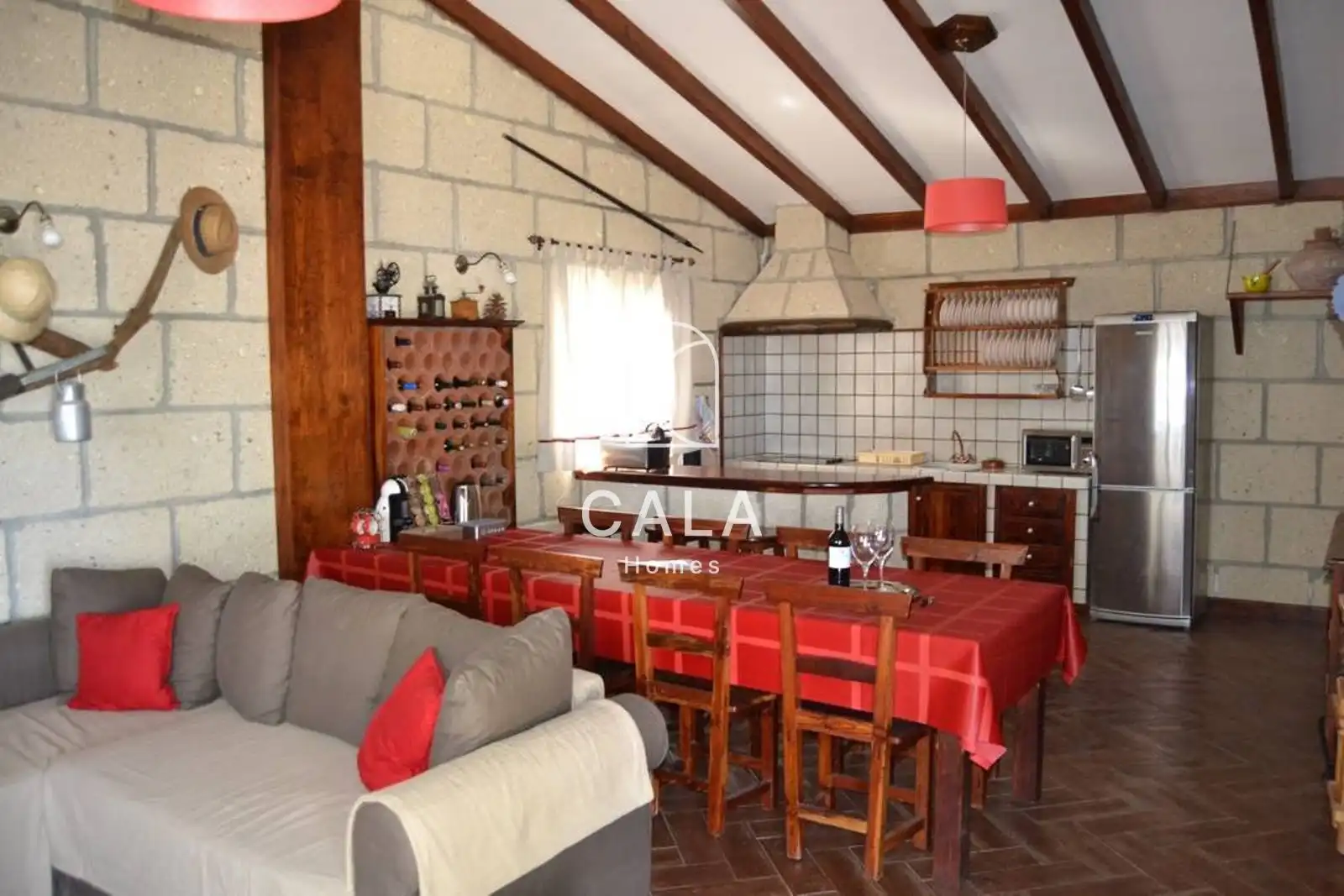Dining room of Houses for sale in Granadilla de Abona  with Air Conditioner, Heating and Furnished