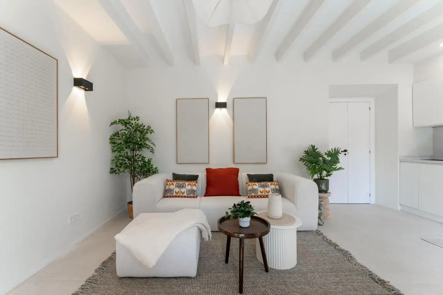 Sala d'estar de Casa o xalet en venda en  Palma de Mallorca amb Aire condicionat, Jardí privat i Terrassa