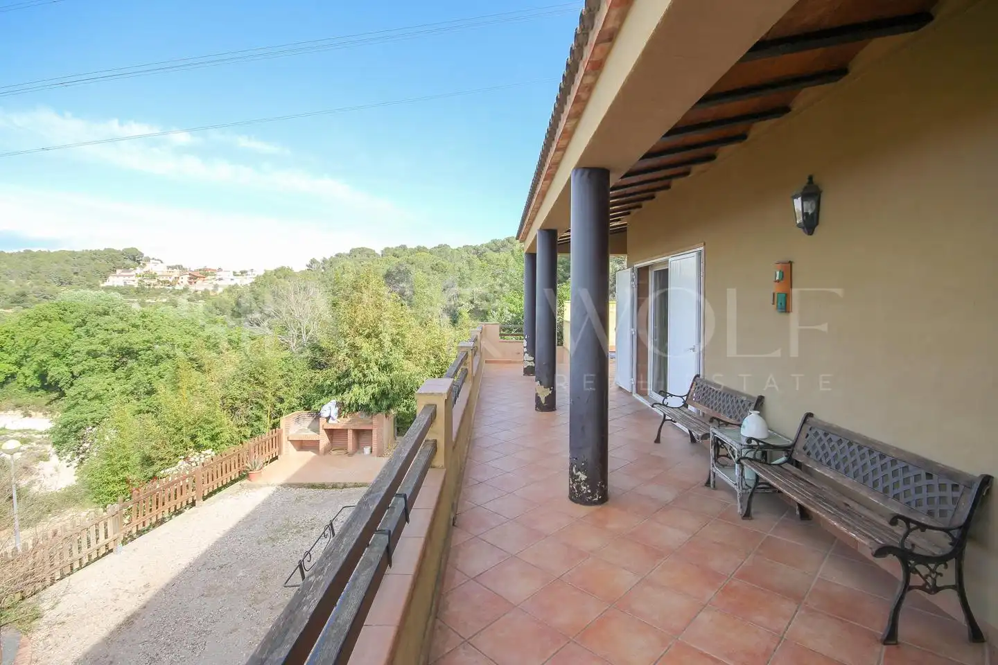 Terrassa de Casa o xalet en venda en Cubelles amb Calefacció, Jardí privat i Terrassa