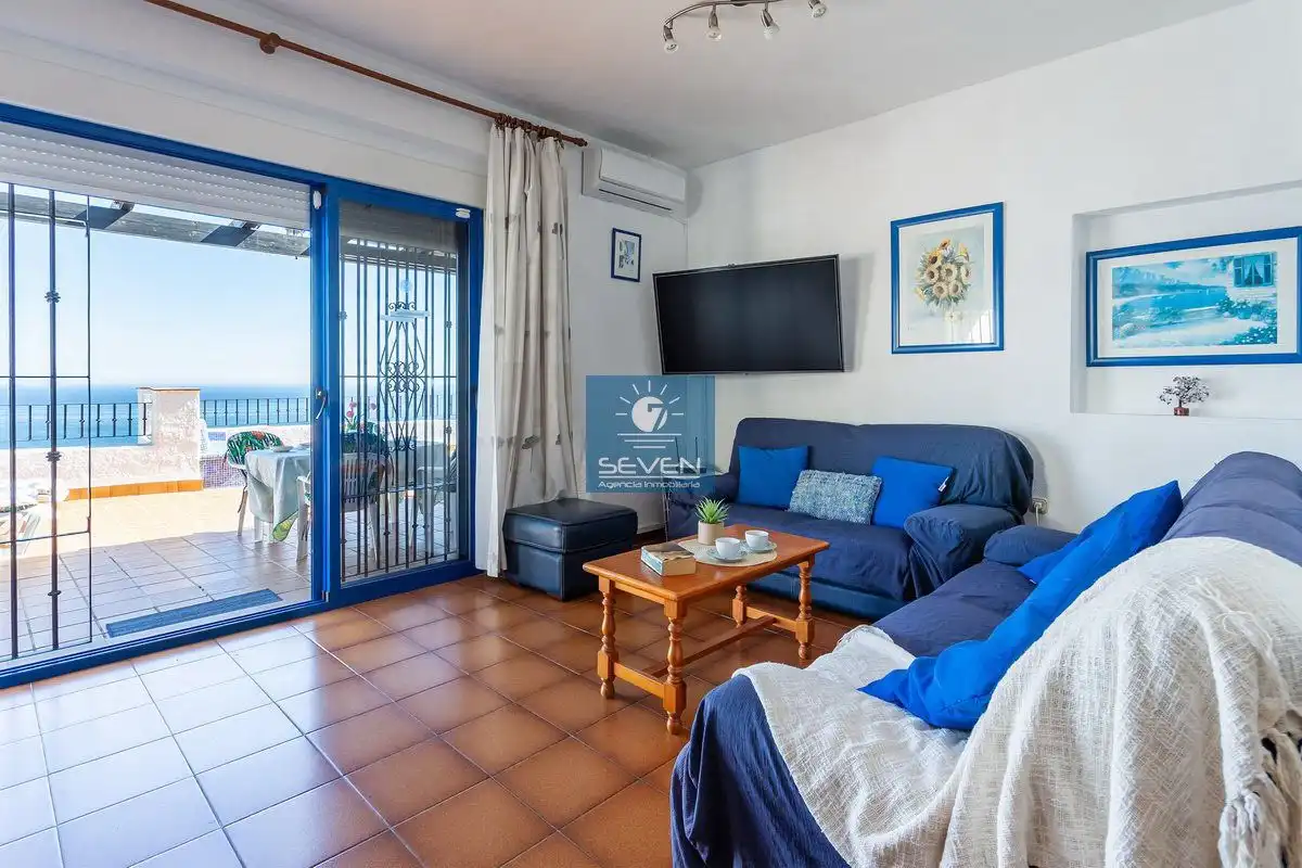 Sala d'estar de Casa o xalet de lloguer en Almuñécar amb Aire condicionat, Calefacció i Terrassa