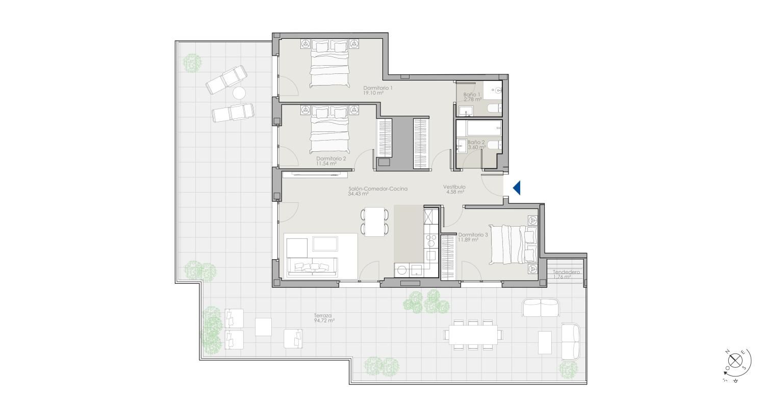 Àtic en venda en Barakaldo  amb Aire condicionat, Calefacció i Jardí privat