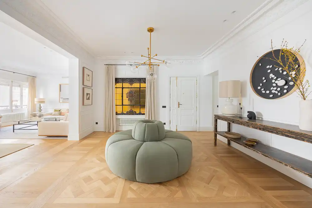 Sala de estar de Piso en venta en Madrid con Aire acondicionado, Calefacción y Parquet