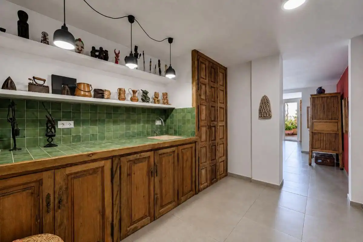 Cocina de Casa o chalet en venta en Benalmádena con Aire acondicionado, Calefacción y Jardín privado