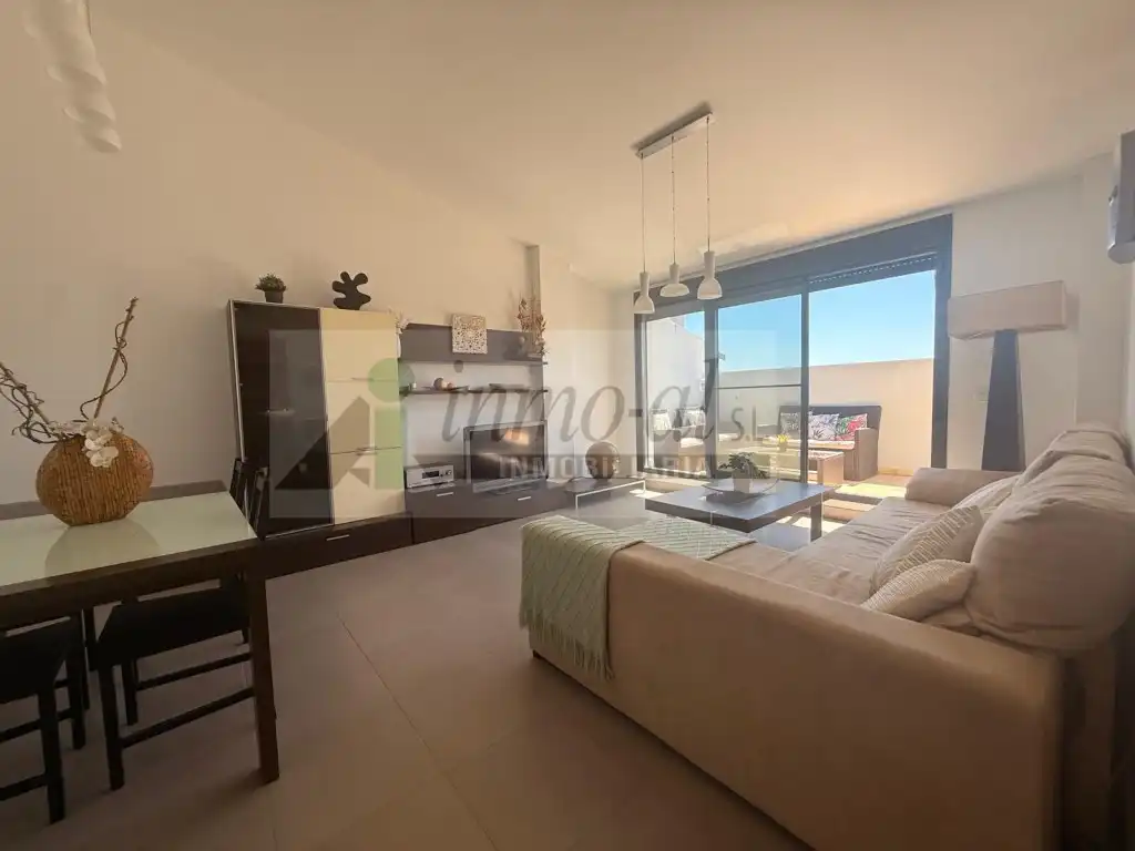 Sala de estar de Ático en venta en Almazora / Almassora con Terraza y Balcón