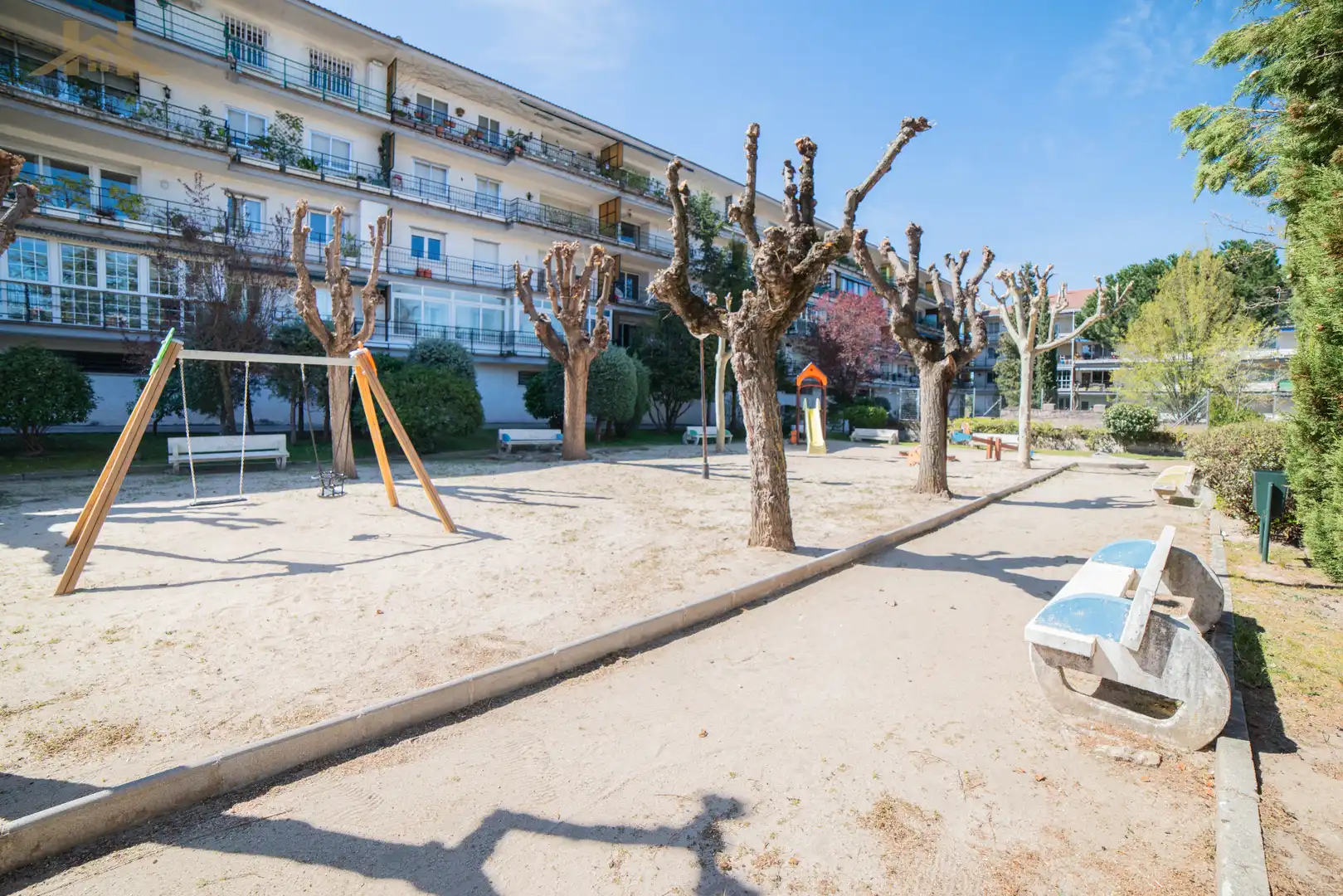 Parking of Flat for sale in Collado Villalba  with Air Conditioner, Heating and Community pool