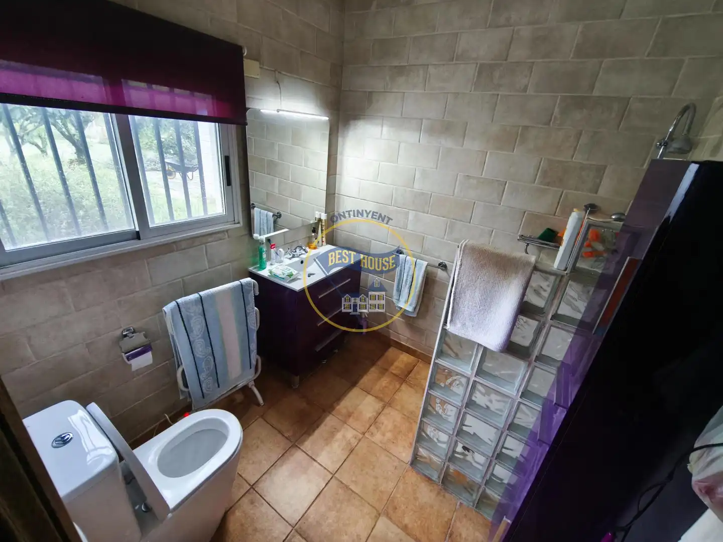 Bany de Casa o xalet en venda en Aielo de Malferit amb Aire condicionat