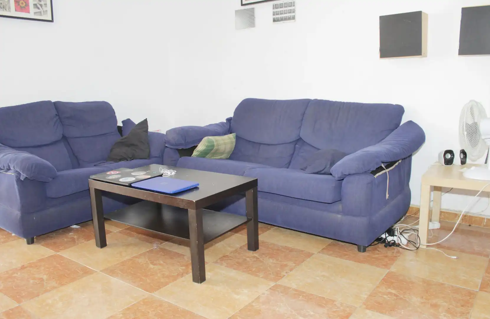 Sala de estar de Piso para compartir en Sevilla con Aire acondicionado, Amueblado y Lavadora