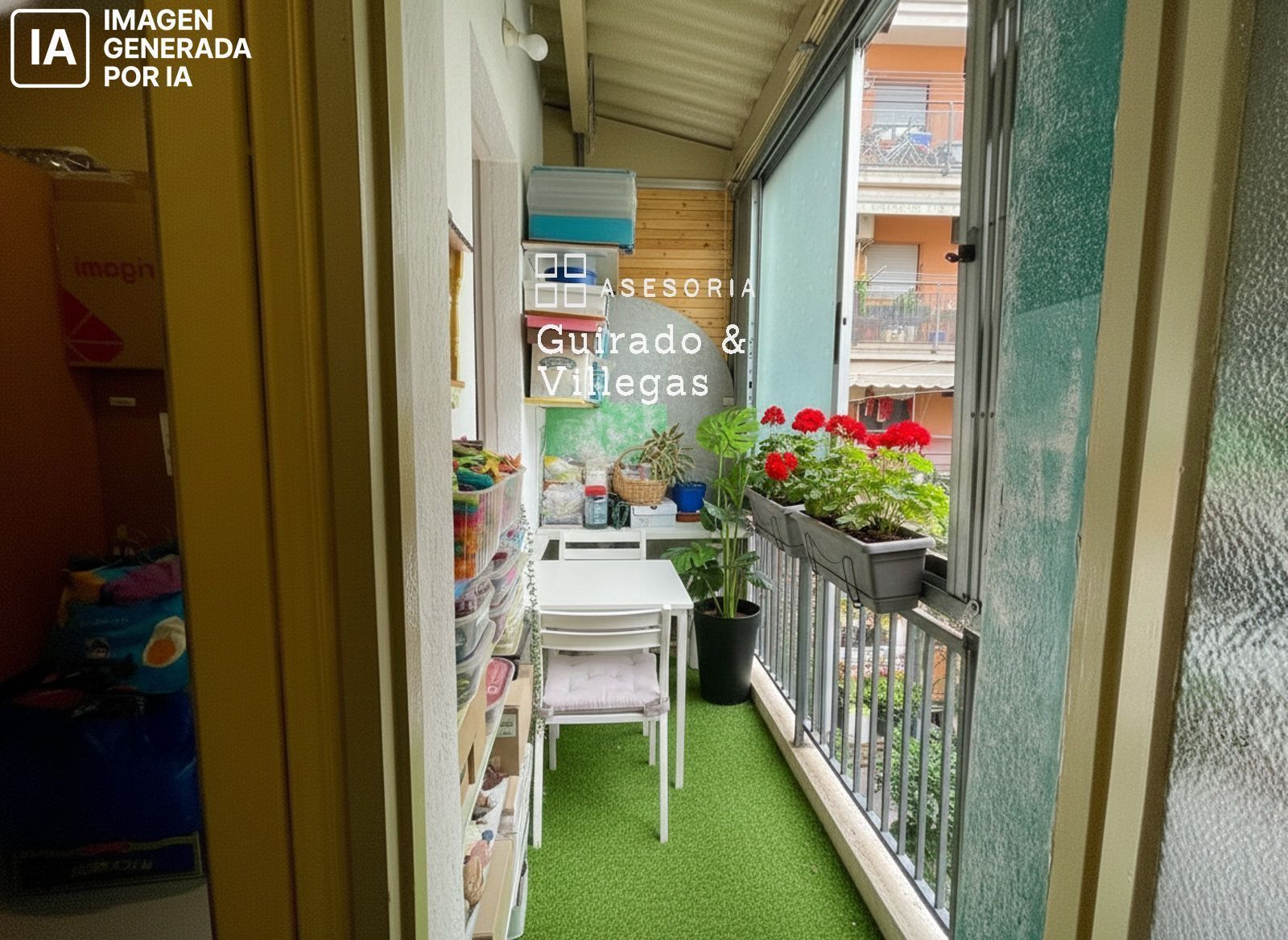 Terraza de Piso en venta en  Barcelona Capital con Terraza y Amueblado