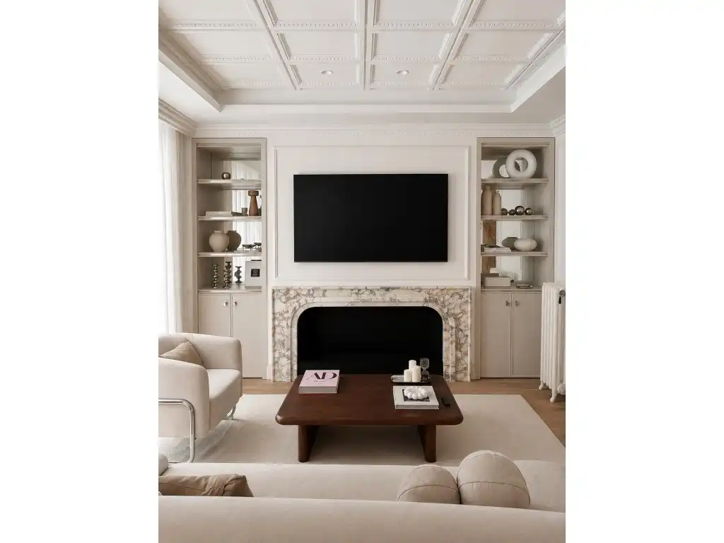 Living room of Flat for sale in Madrid  with Air Conditioner, Heating and Oven