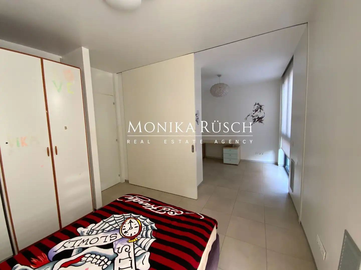 Dormitori de Casa o xalet en venda en Sant Cugat del Vallès amb Aire condicionat, Calefacció i Jardí privat