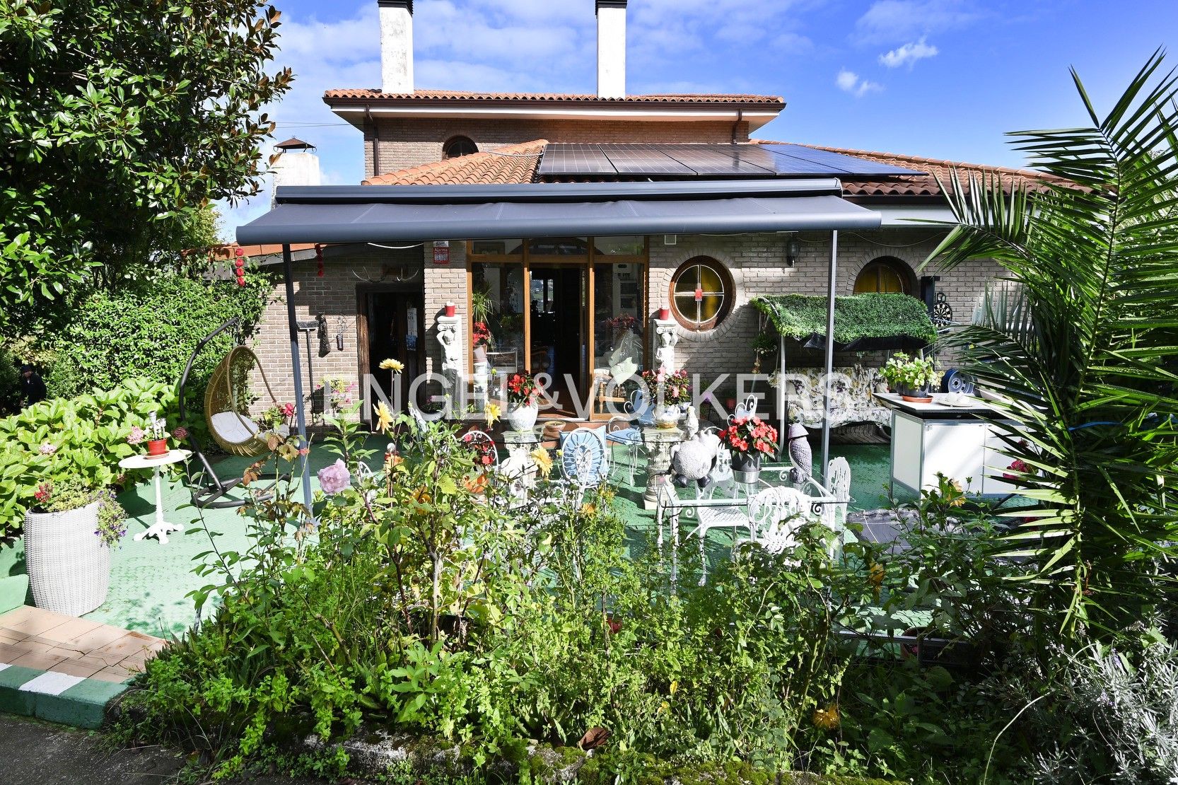 Terrace of House or chalet for sale in Medio Cudeyo  with Heating, Private garden and Swimming Pool