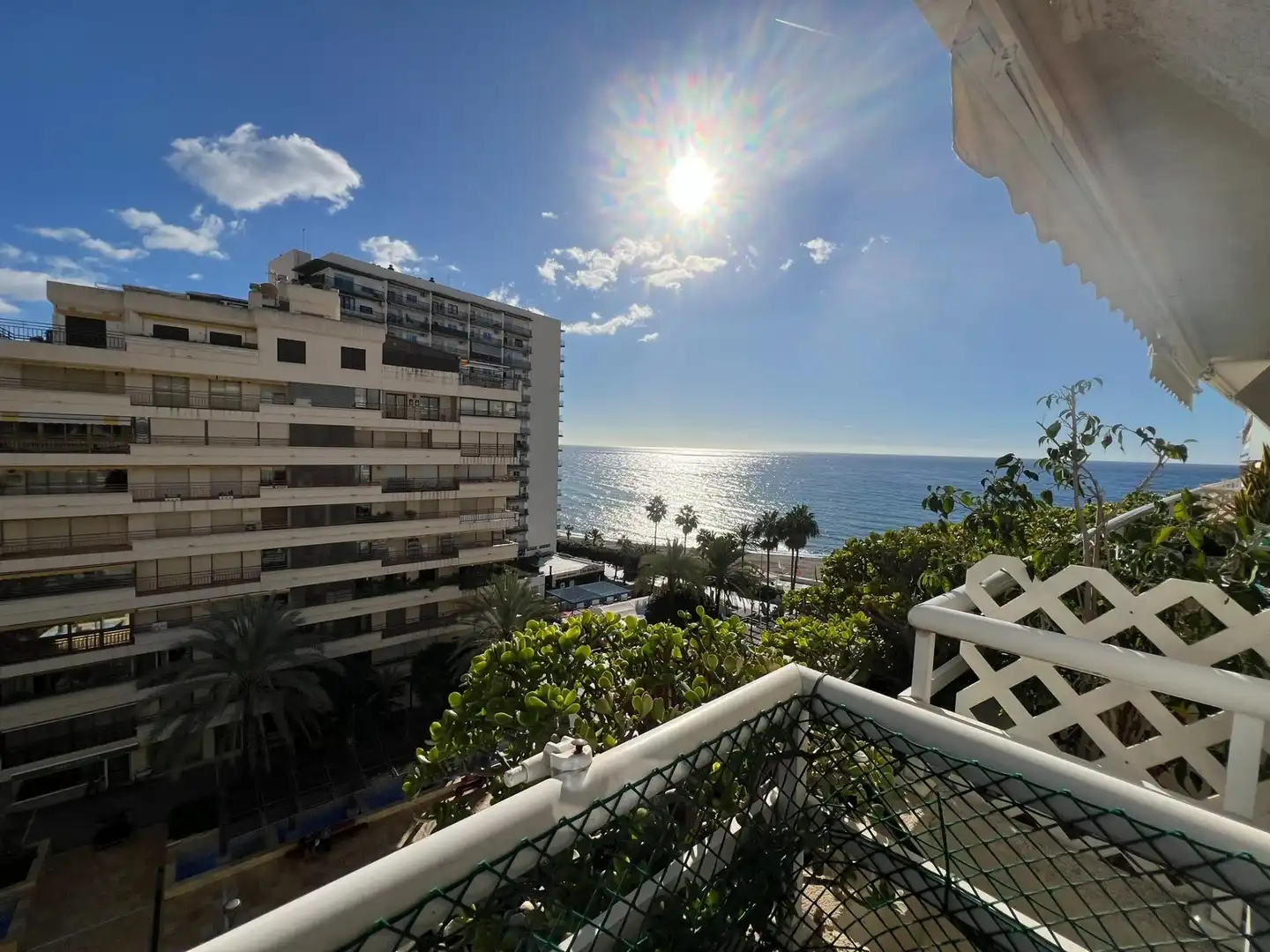 Außenansicht von Wohnungen zur Miete in Marbella mit Klimaanlage, Heizung und Terrasse