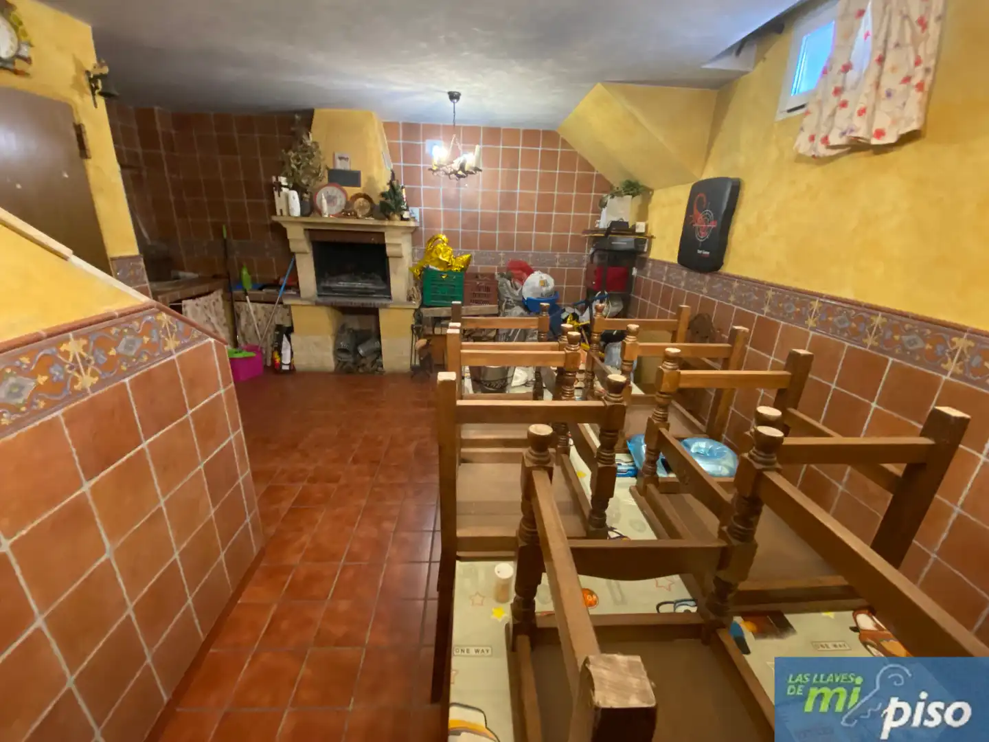 Cocina de Casa adosada en venta en Cistérniga con Calefacción, Jardín privado y Parquet