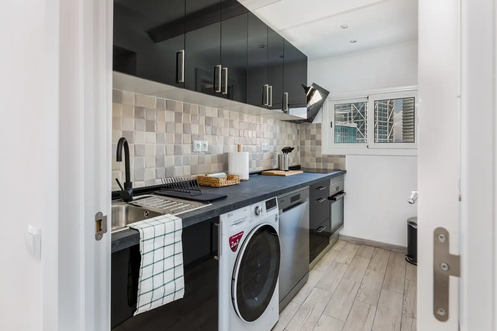 Cocina de Piso en venta en Barcelona con Aire acondicionado, Calefacción y Amueblado