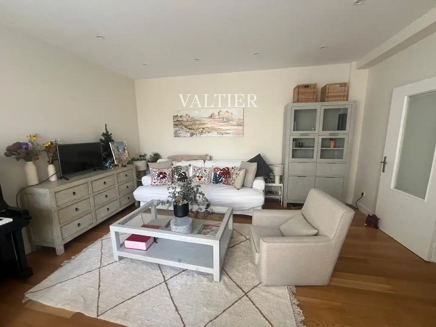 Sala de estar de Piso de alquiler en Madrid con Aire acondicionado, Trastero y Amueblado