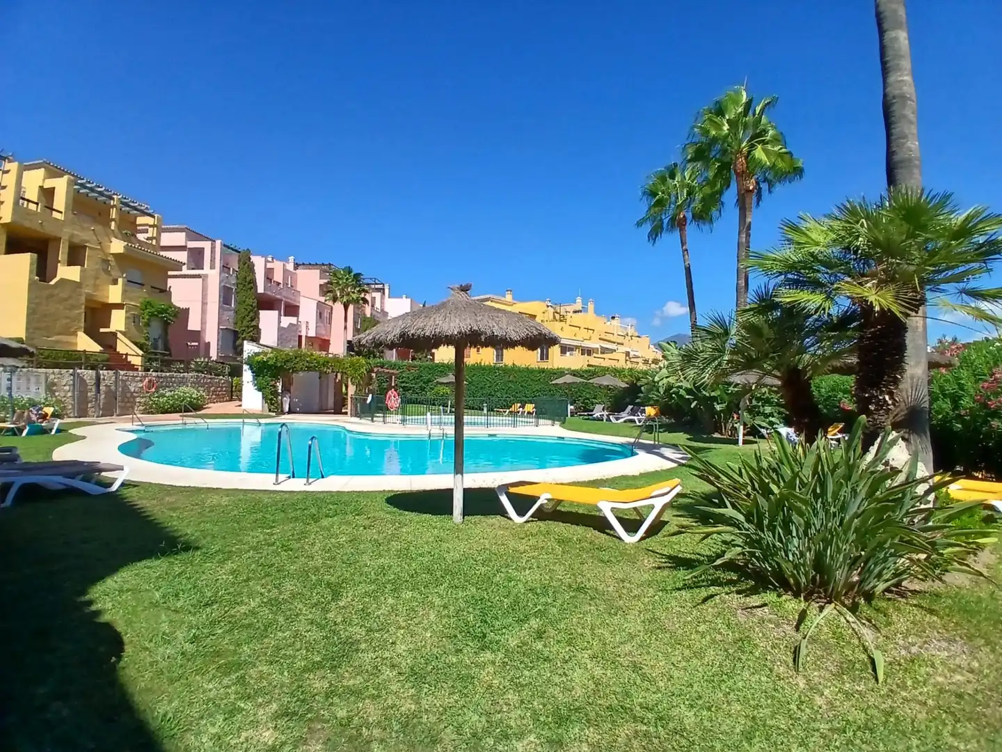 Jardí de Planta baixa de lloguer en Marbella amb Aire condicionat, Calefacció i Terrassa