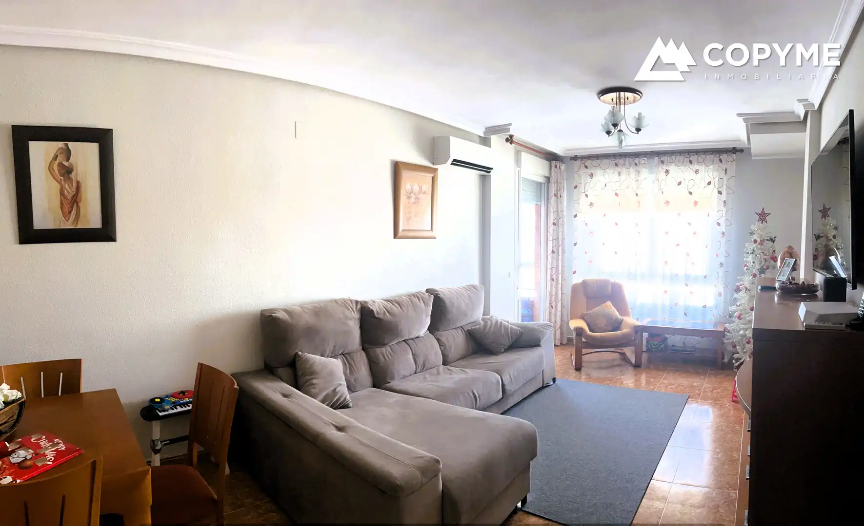 Sala d'estar de Pis en venda en Torrijos amb Aire condicionat, Terrassa i Moblat