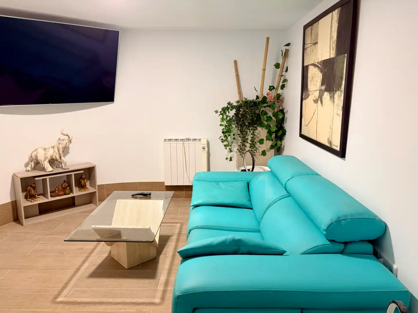 Sala de estar de Apartamento de alquiler en Torrelodones con Calefacción, Jardín privado y Terraza