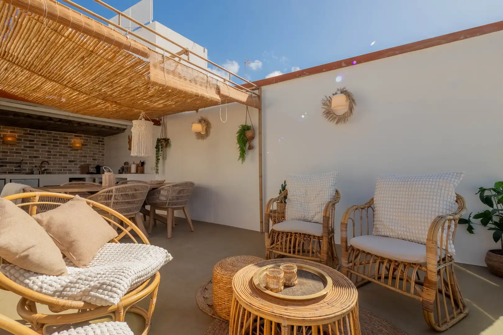 Terraza de Dúplex de alquiler en Mogán con Aire acondicionado, Terraza y Amueblado