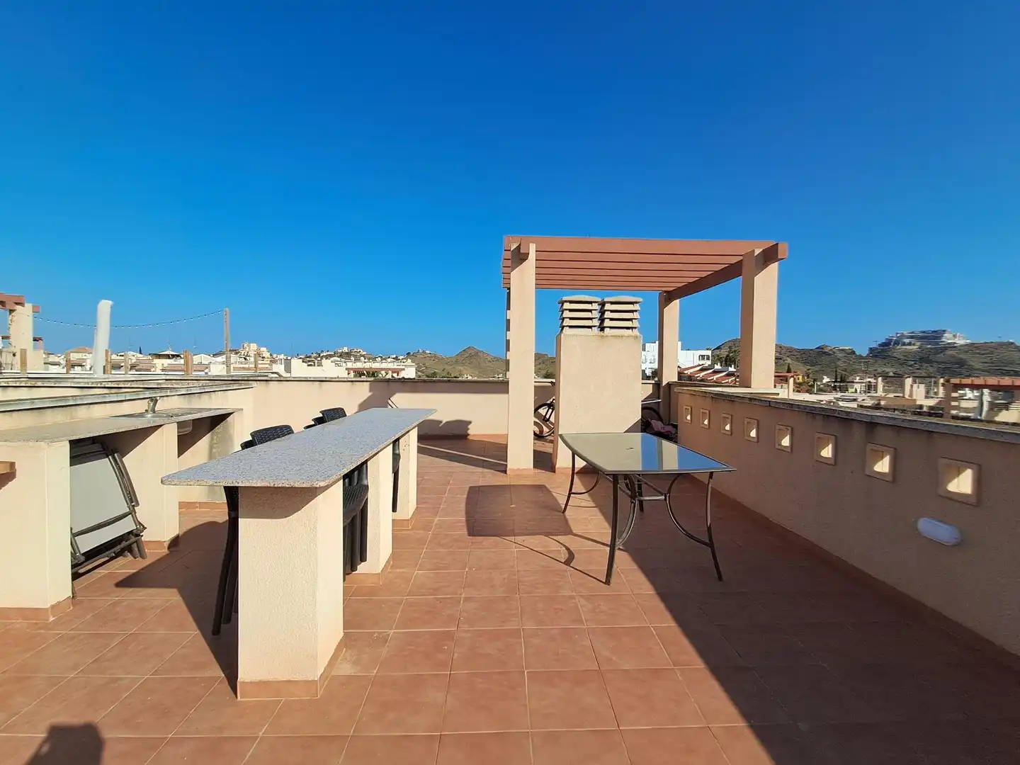 Terrasse von Dachboden zum Verkauf in Águilas mit Klimaanlage, Heizung und Privatgarten