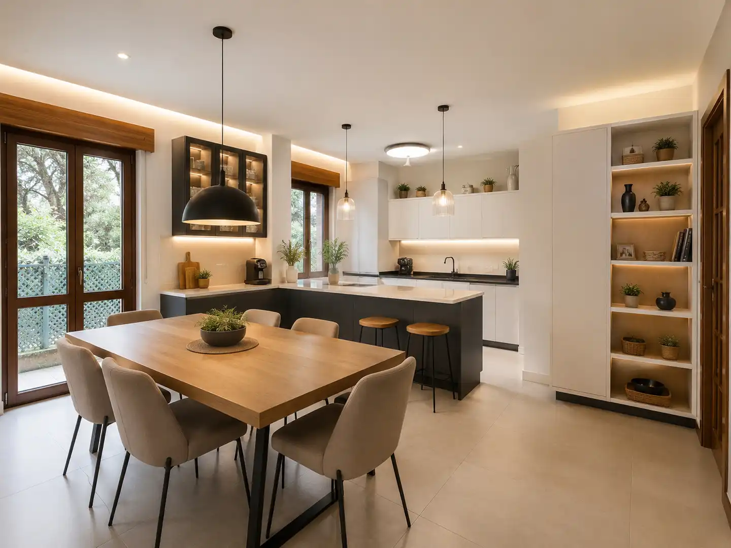 Cocina de Dúplex en venta en Getxo  con Calefacción, Parquet y Trastero