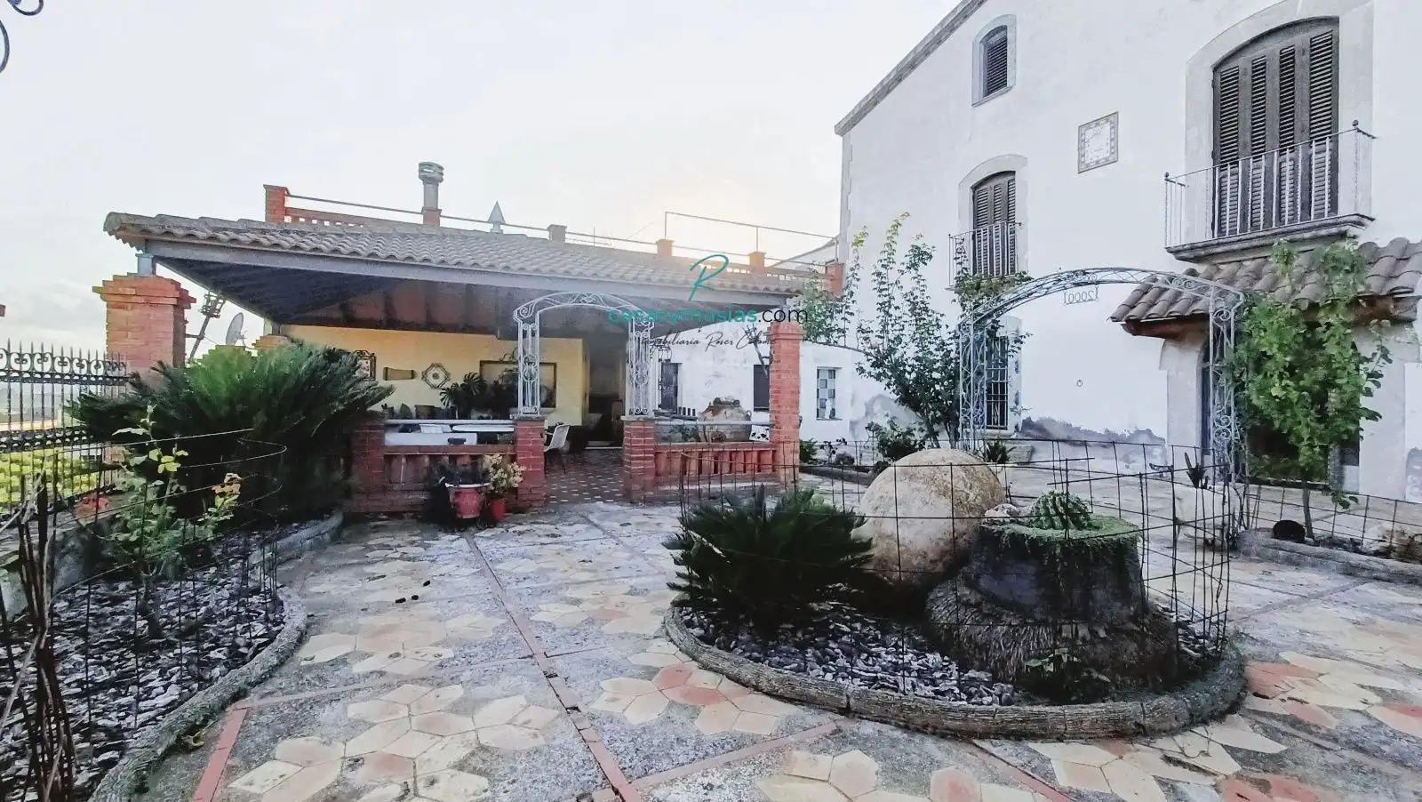 Jardín de Finca rústica de alquiler en Font-rubí con Aire acondicionado, Calefacción y Jardín privado
