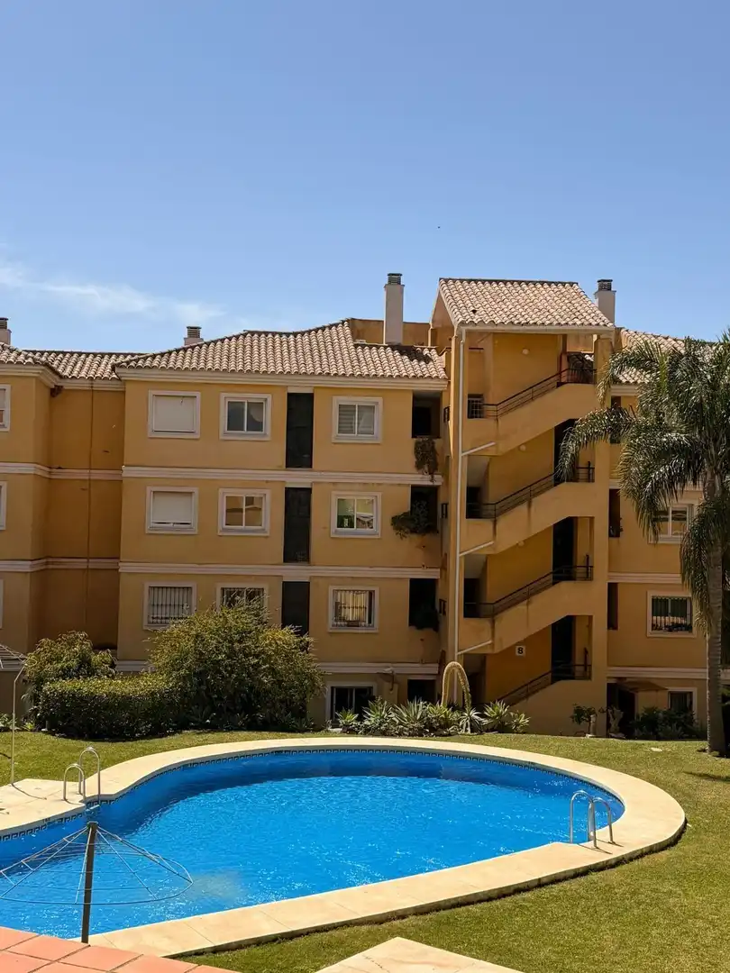 Exterior view of Apartments for rent in Mijas  with Heating, Terrace and Community pool