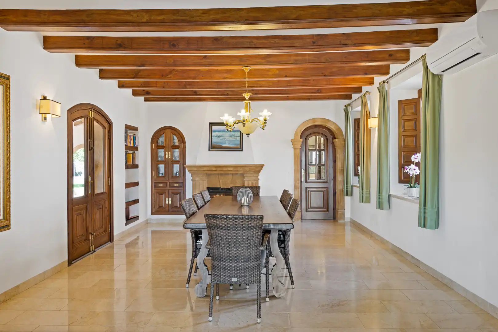 Dining room of Houses for sale in Jávea / Xàbia  with Air Conditioner