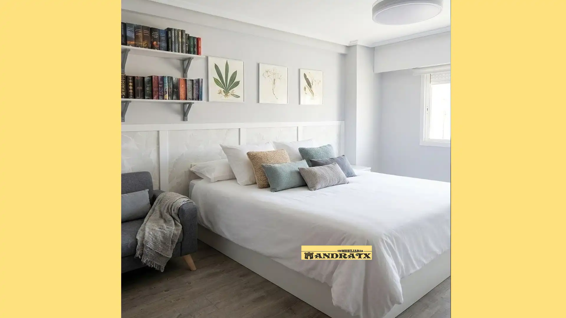 Schlafzimmer von Wohnung zum Verkauf in Narón mit Heizung und Möbliert
