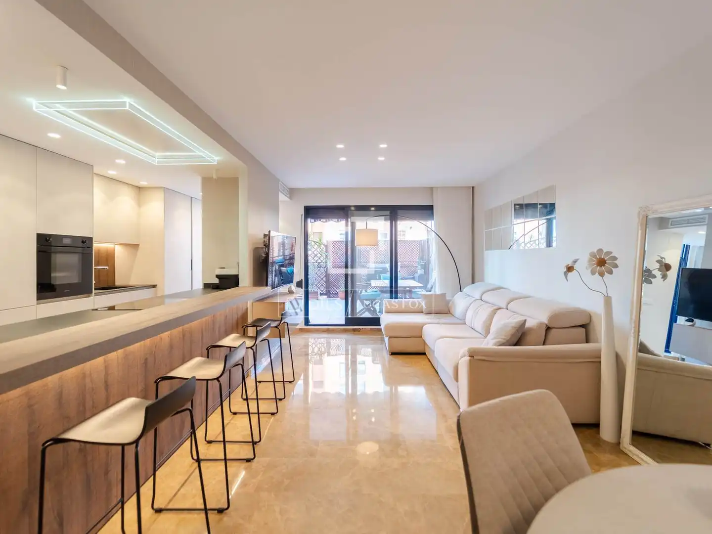 Sala de estar de Piso en venta en  Valencia Capital con Aire acondicionado, Calefacción y Terraza