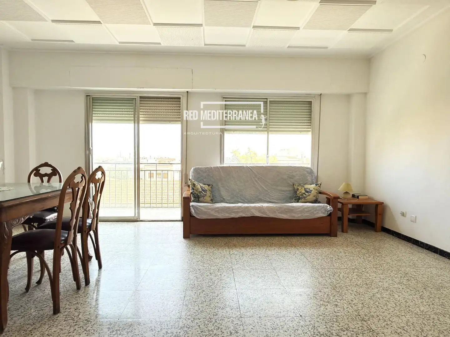 Sala d'estar de Pis en venda en Gandia amb Terrassa i Balcó