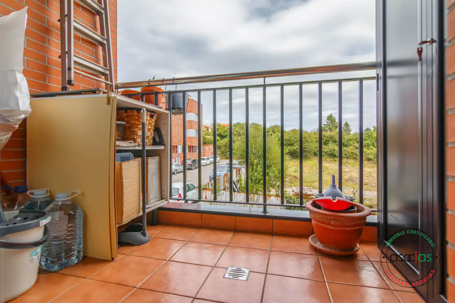 Balcony of Flat for sale in Siero  with Heating, Terrace and Storage room