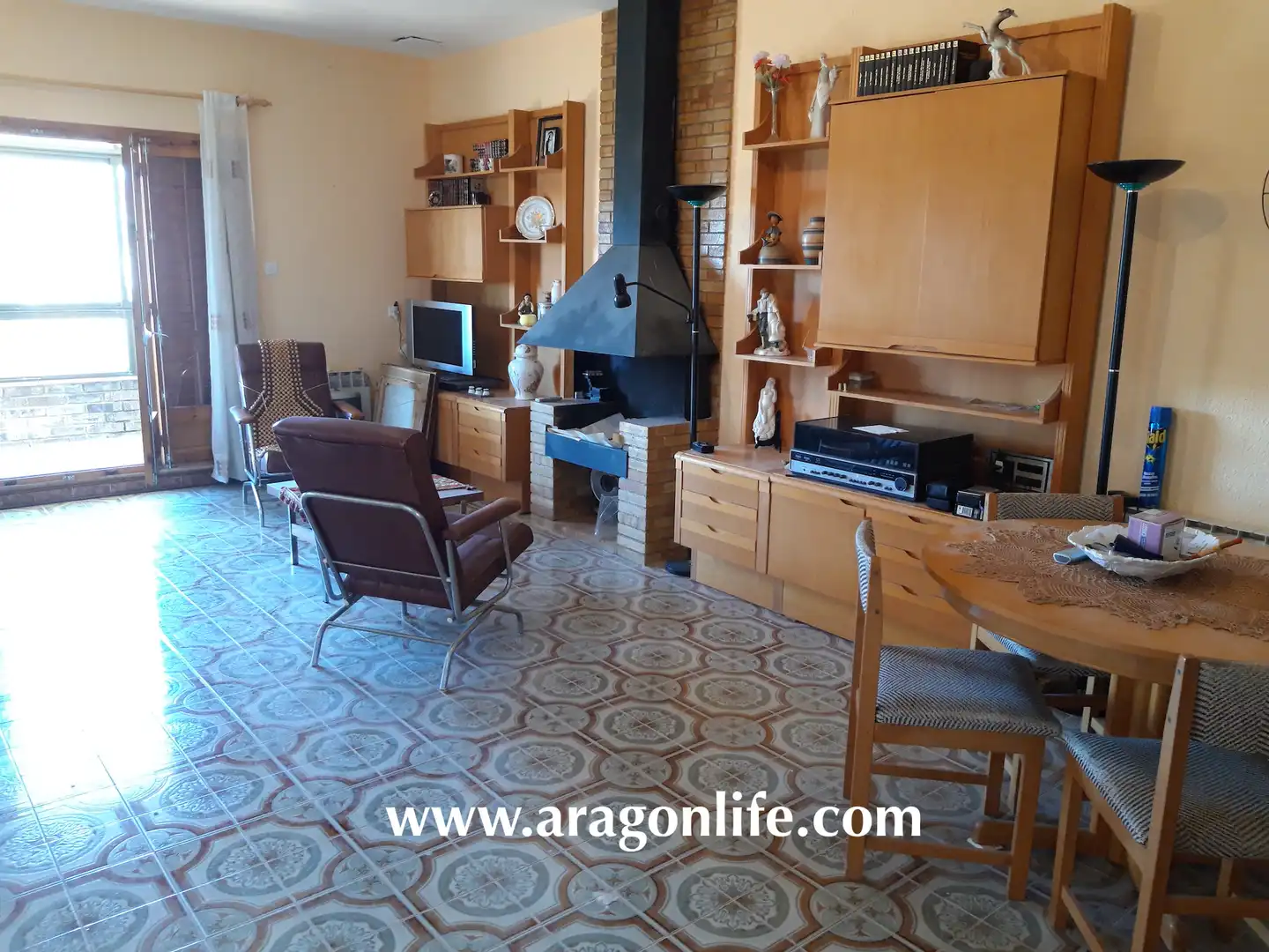 Living room of Houses for sale in Maella  with Heating, Private garden and Terrace