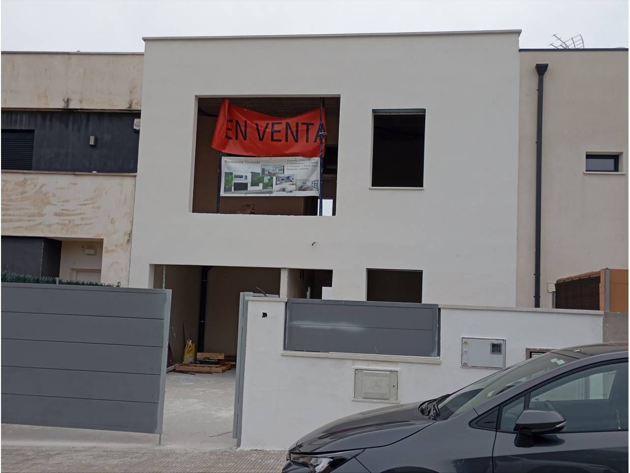 Vista exterior de Casa o chalet en venta en Cunit con Aire acondicionado, Jardín privado y Terraza