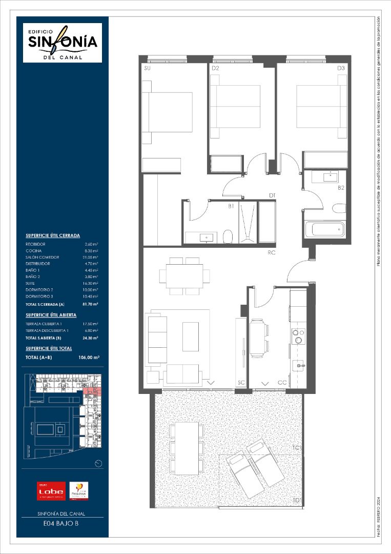 Flat for sale in Calle de Franz Schubert, 24, Rosales del Canal, Montecanal - Valdespartera - Arcosur,  Zaragoza Capital