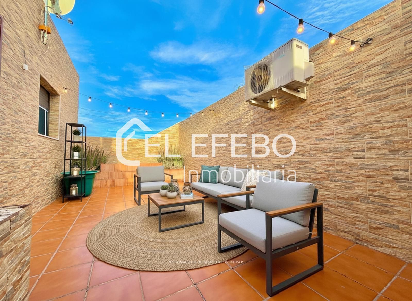 Terrace of Single-family semi-detached for sale in Antequera  with Air Conditioner, Heating and Parquet flooring