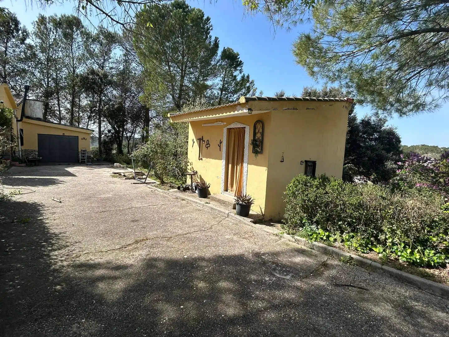 Vista exterior de Finca rústica en venta en Almoguera con Jardín privado y Piscina