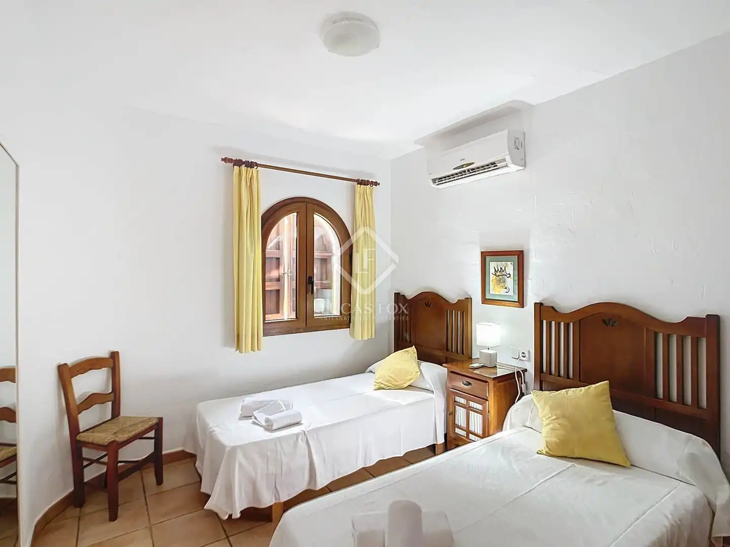 Schlafzimmer von Country house zum Verkauf in Ciutadella de Menorca mit Klimaanlage, Heizung und Privatgarten