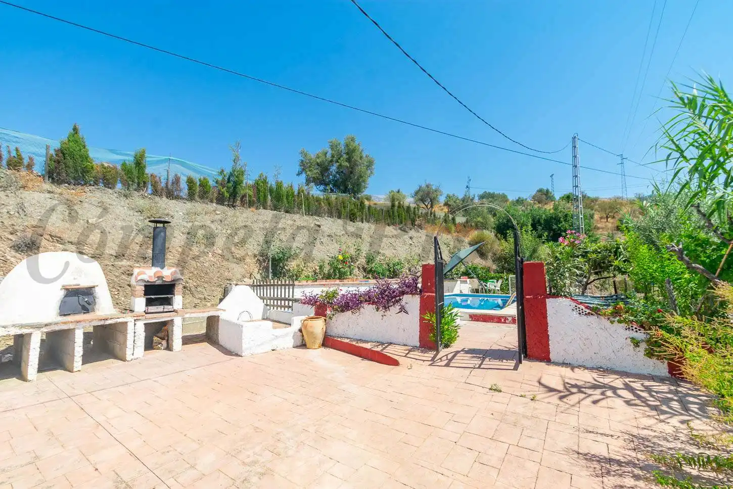Garten von Country house zum Verkauf in Sedella mit Klimaanlage, Privatgarten und Terrasse