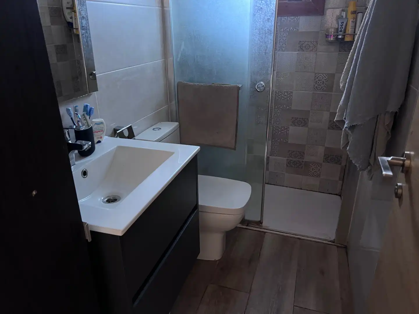 Badezimmer von Haus oder Chalet zum Verkauf in Vilassar de Dalt mit Terrasse und Ofen