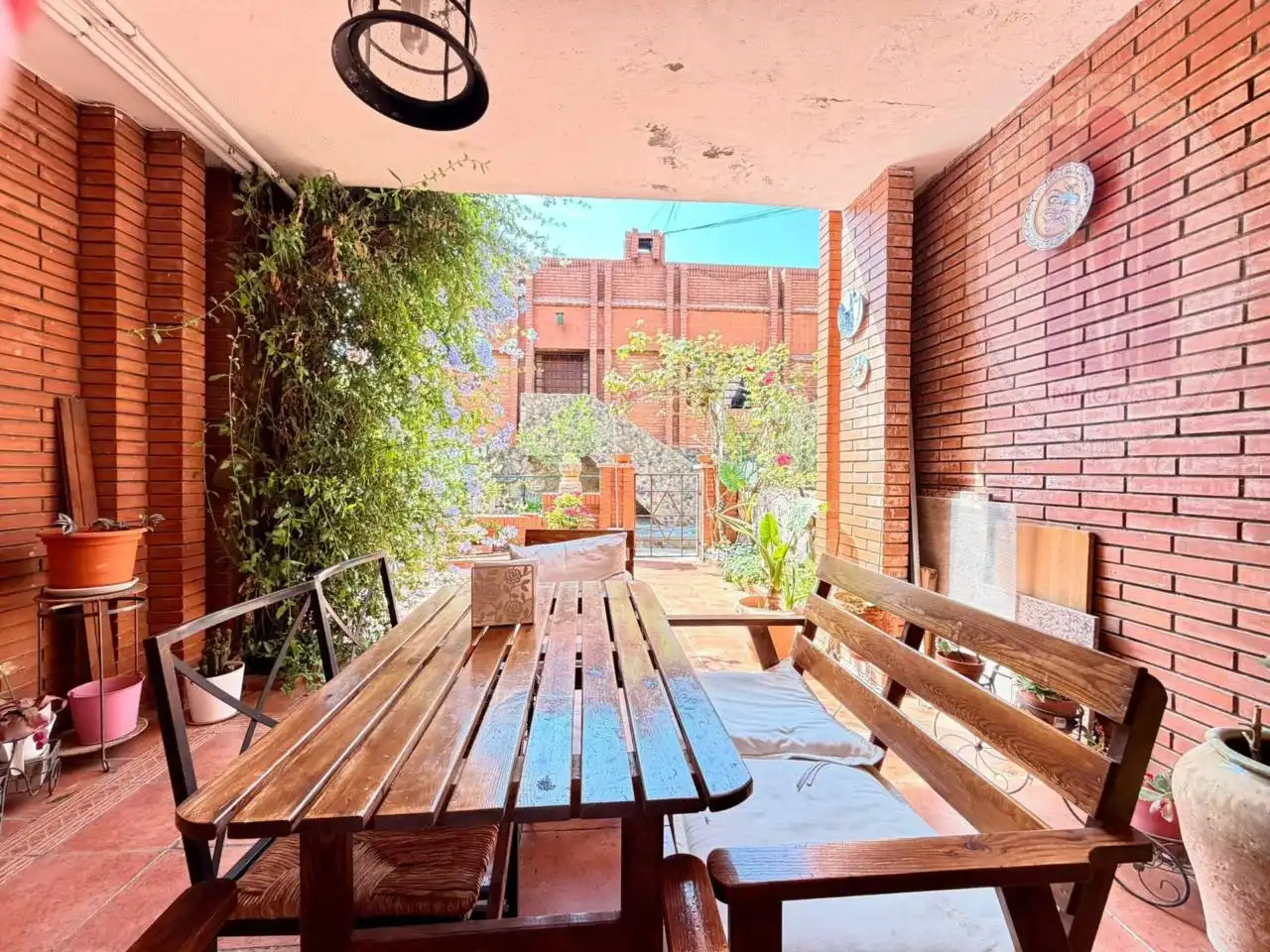 Terraza de Casa adosada en venta en Sitges con Aire acondicionado, Calefacción y Jardín privado
