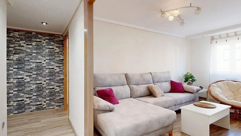 Living room of Flat for sale in Málaga Capital  with Terrace and Furnished