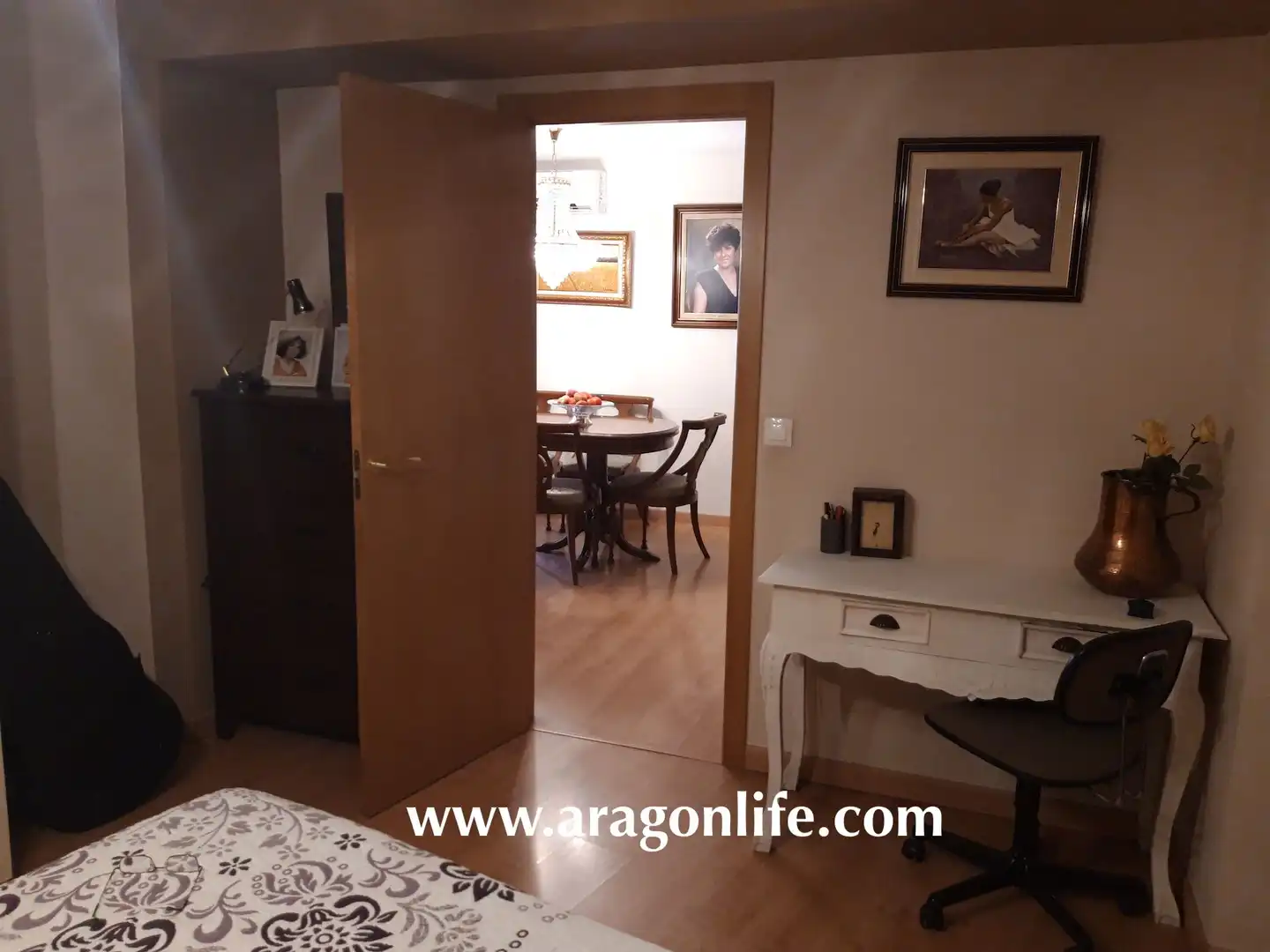 Habitación de Casa o chalet en venta en Caspe con Aire acondicionado, Parquet y Amueblado