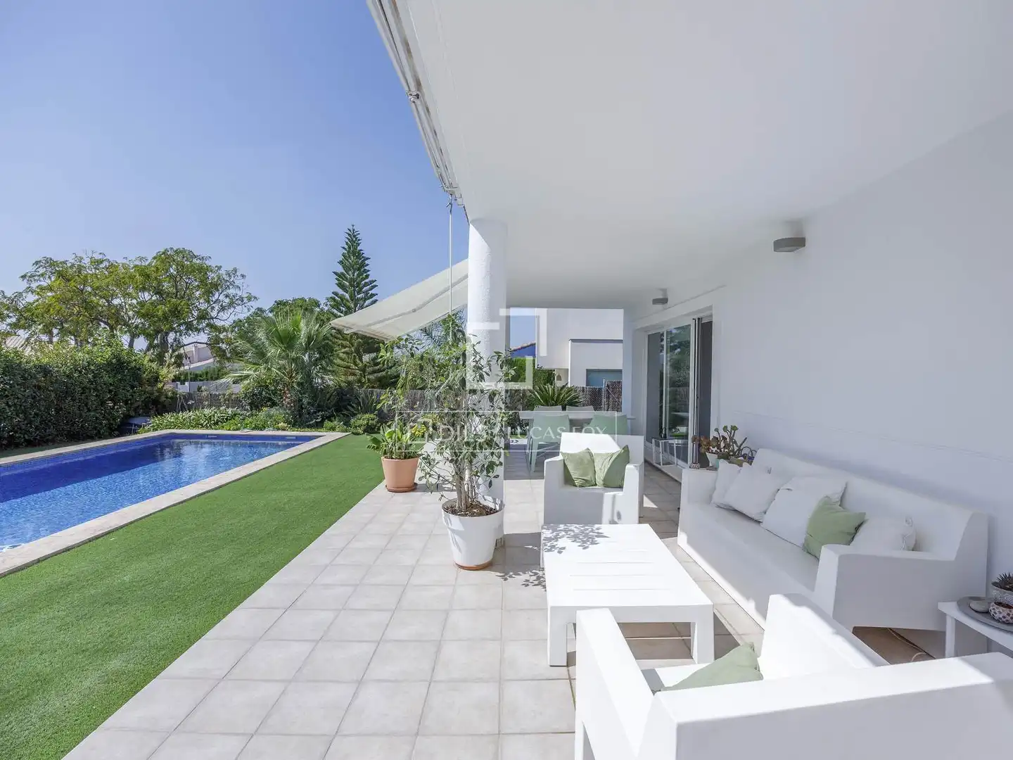 Terraza de Casa o chalet en venta en Bétera con Aire acondicionado, Calefacción y Jardín privado